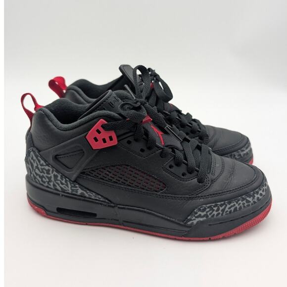 Nike Air Jordan Spizike Low Basketball Shoes Sneakers Black/Red Size US6Y EU38.5 - Picture 3 of 11
